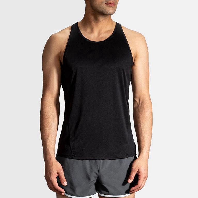 Brooks Stealth NZ - Men's Running Tank Top - Grey (57083-ZRMA)